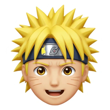 Create a Naruto emoji for a teams chat sticker