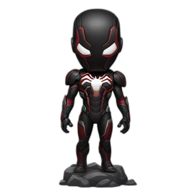 Venom Symbiotic ironman sticker