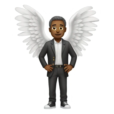 Man with wings  sticker