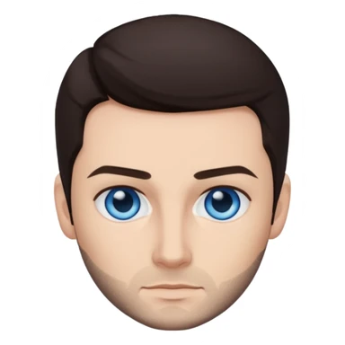 Shane Lynch with blue eyes, dark brown hair  sticker