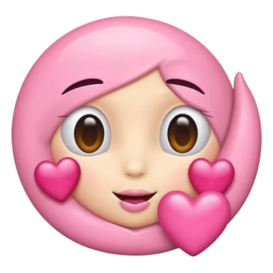 Bisous peche sticker