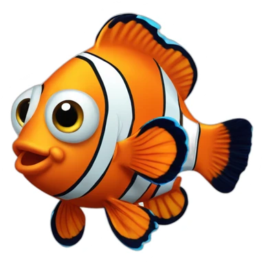 Cute little Clownfish   sticker