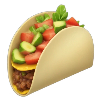 Tacos fraçais au fruit  sticker