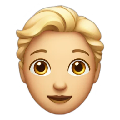 Luminous blushing face sticker