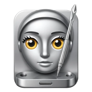 Lash application tools sticker