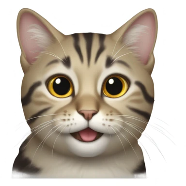 Cat using Omni instinct  sticker