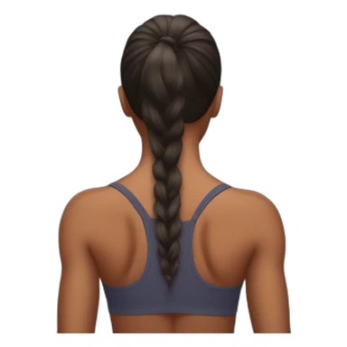 Woman Back muscles sticker