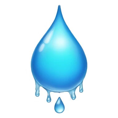 rain droplet sticker