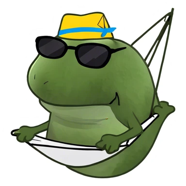 Aerial Hammock sticker