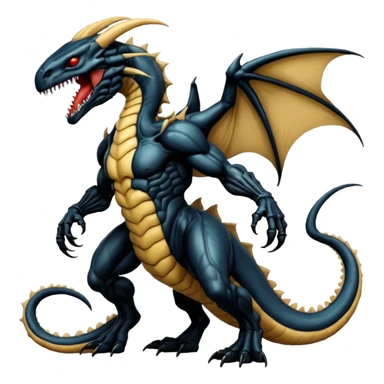  Venom-Dragonite-Xenomorph-hybrid-fantasy-creature (full body) sticker