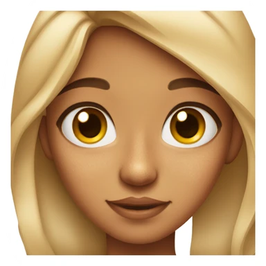 girl and freckles on her face sticker