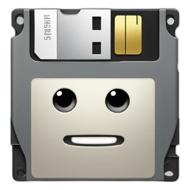 Happy Floppy Disk sticker