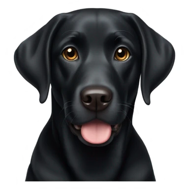 Black Labrador retriever sticker