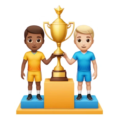 Versus / Duel : deux joueurs + VS, trophée/podium, ou deux écrans avec même objectif. sticker