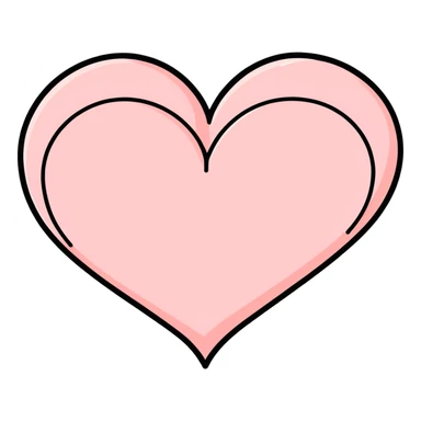Love heart sticker