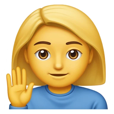 Merhaba emoji olarak mavi tik istiyorum sticker