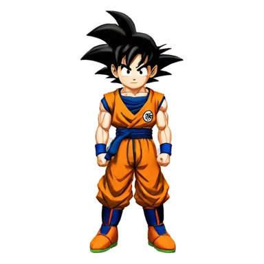 Goku de dragon ball z sticker