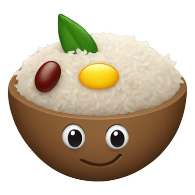 Rice and beans Puerto Rican style  sticker