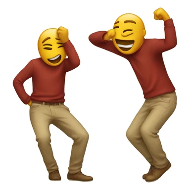 Dabing emoji sticker