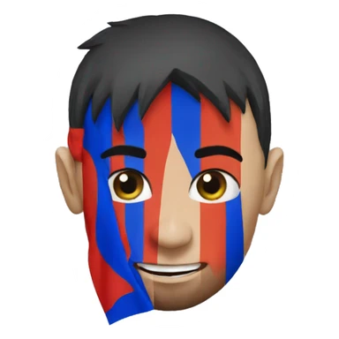 Armenian flag Messi sticker