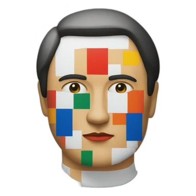 Malevich painting sticker