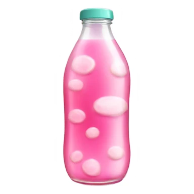 pink ramune drink sticker