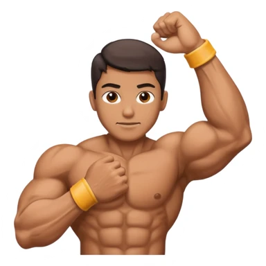 بازوی دو رنگ مثل این💪 sticker