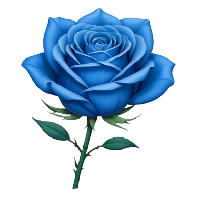 une rose bleu sticker