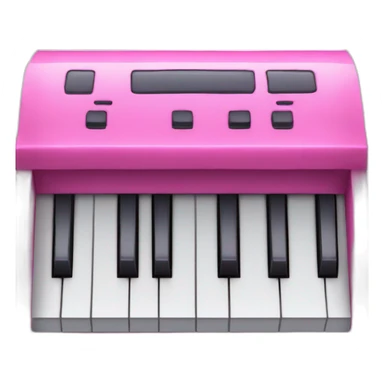 pink synthesizer  sticker