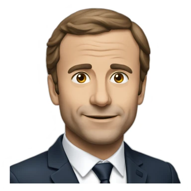 Macron de françe sticker
