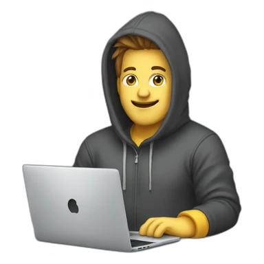 software-engineer-man-hoodie-laptop sticker