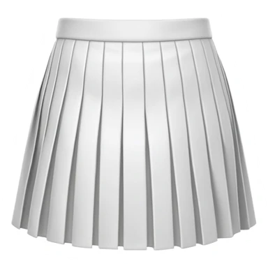 White mini skirt sticker