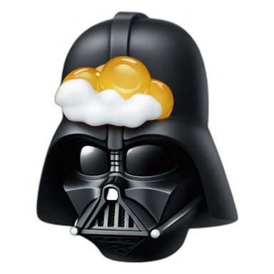 Dark Vader avec une bière sticker