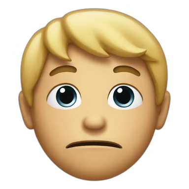 face saying what the hell sticker