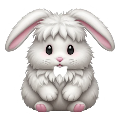angora bunny sticker