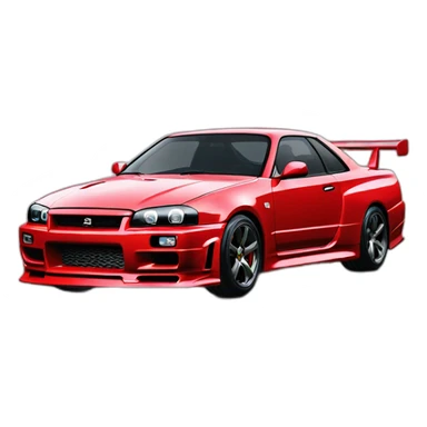 Nissan R34 sticker