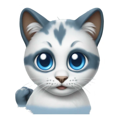 smurf cat sticker