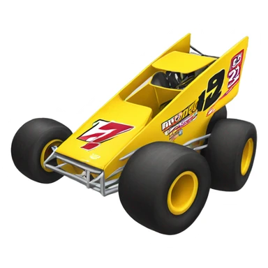 sprint car  sticker