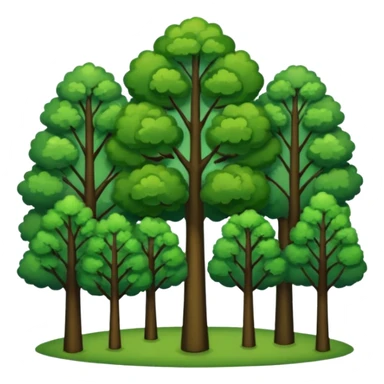 In our hometown, there’s plenty of trees sticker