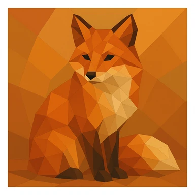 autumn fox sticker
