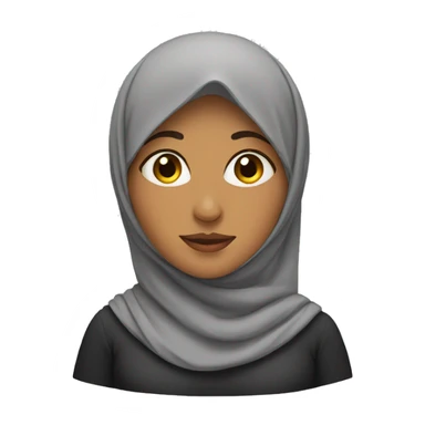 Muslim woman sticker