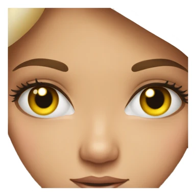 Girl doing her eyelashes  sticker