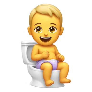 Happy poopy time sticker