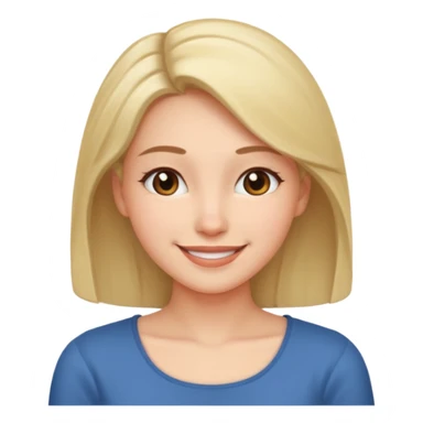 Woman tilting her head towards her shoulders, face is relaxed sticker