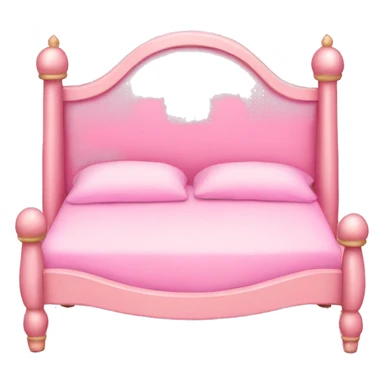 Pink princess bed sticker