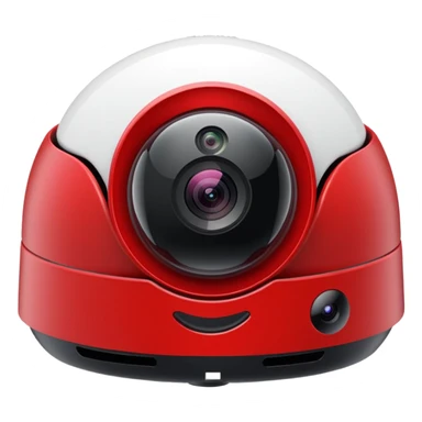 Dahua dome camera, WizSense series, 2.8mm lens, apple emoji style sticker