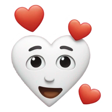 Crest an emoji with the words “I LOVE YOU” sticker