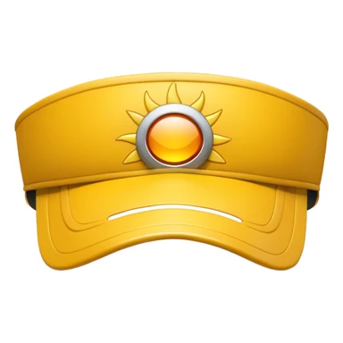 Sun Visor,yellow sticker