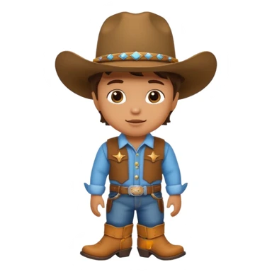 baby cowboy sticker