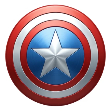 Captain America shield emoji sticker